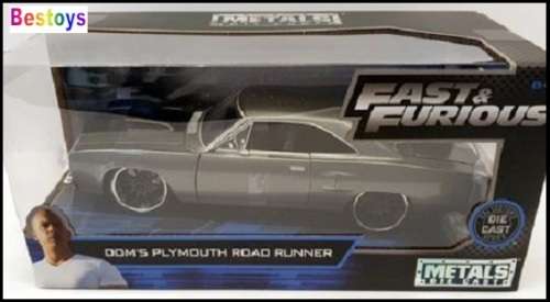 JADA Diecast Model Car Plymouth Road Runner Dom Fast & Furious Movie Film TV 1/32 scale