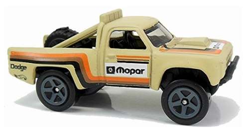 Hotwheels Hot Wheels Diecast Model Car 2019 64 / 250 Dodge D 100 D100 Pickup 1987 "Mopar" Baja Blaze