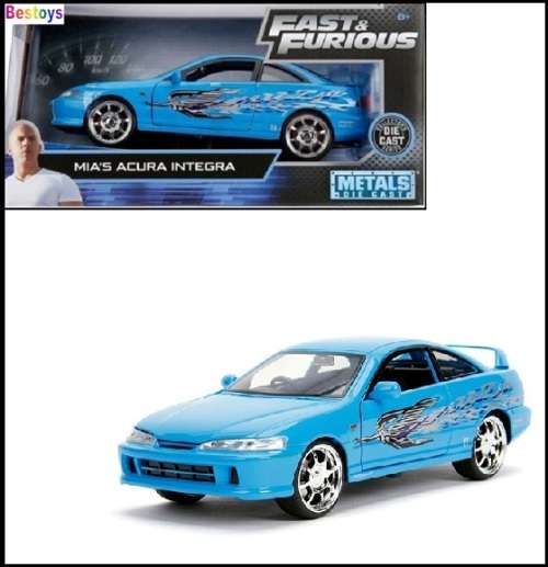 JADA Diecast Model Car Honda Acura Integra Mia Fast & Furious Movie Film 1/24 scale new