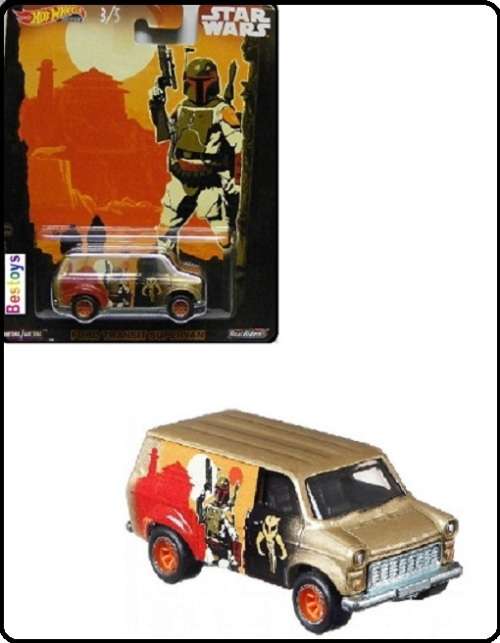 Hot Wheels Hotwheels Diecast Model Car Pop Culture Star Wars Movie Film TV Ford Transit Supervan1/64
