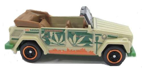 Matchbox Diecast Model Car 2020 67 / 100 VW Volkswagen Type 181 Kubelwagen 1974 Jungle 1/64 scale