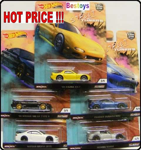 *SALE* Hotwheels Hot Wheels Diecast Model Car Culture Street Tuners Nissan Mazda Honda S 2000 Subaru