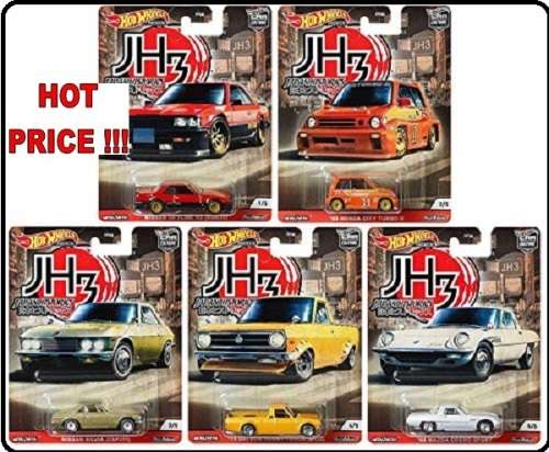 *SALE* Hotwheels Hot Wheels Diecast Model Car Culture Japan Historics 3 Mazda Nissan Datsun Honda