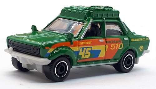Matchbox Diecast Model Car Offroad Rally Datsun 510 1970 No 45 1/64 scale new in pack