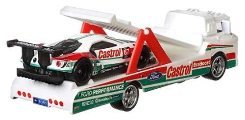 Hotwheels Hot Wheels Diecast Model Car Culture Team Transport Ford GT 2016 + C 800 Transporter "Cast