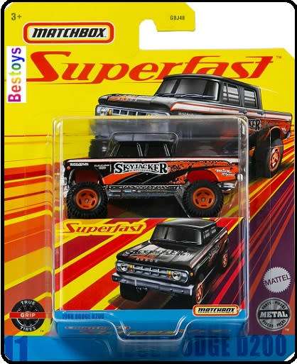 Matchbox Diecast Model Car Superfast Set Porsche Dodge Ford Pontiac Willys 1/64 scale new in pack