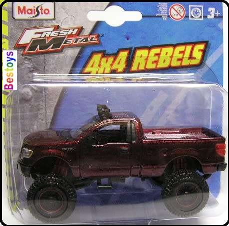 *SALE* Maisto Diecast Model Car 4x4 Rebels Ford F 150 F150 XL Pickup 1/36 scale new in pack