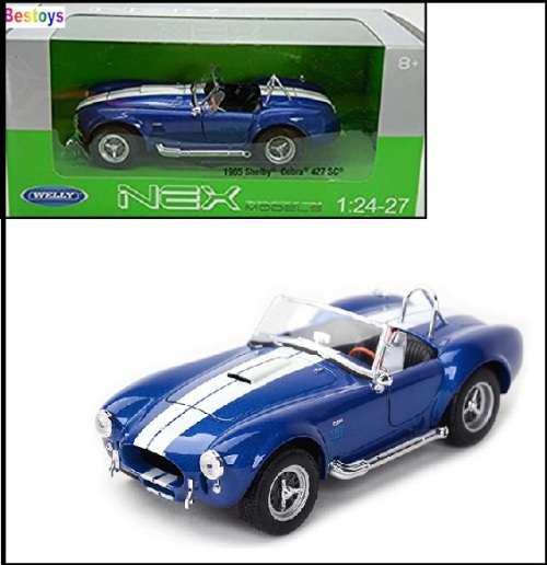 Welly Diecast Model Car 19370 Shelby Cobra 427 SC 1965 1/24 scale new in pack