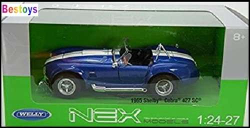 Welly Diecast Model Car 19370 Shelby Cobra 427 SC 1965 1/24 scale new in pack