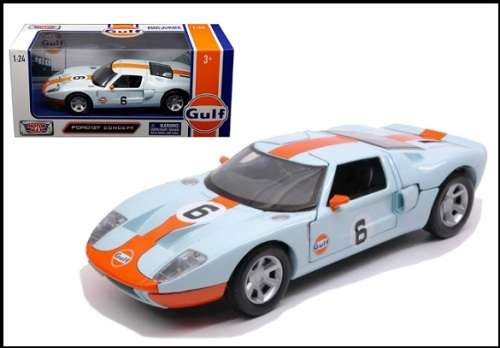 Motormax Motor Max Diecast Model Car 79641 Ford GT Concept "Gulf" No 5 Motorsport 1/24 scale new