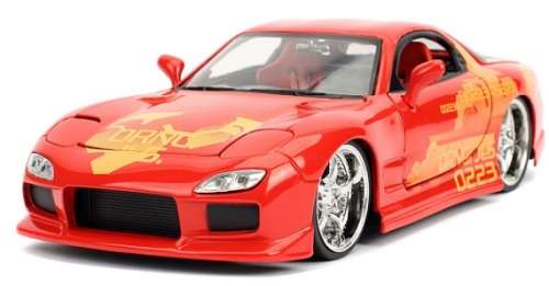 JADA Diecast Model Car Mazda RX 7 RX7 Julius Fast & Furious Movie Film TV 1/24 scale new