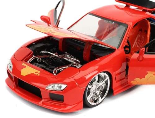 JADA Diecast Model Car Mazda RX 7 RX7 Julius Fast & Furious Movie Film TV 1/24 scale new