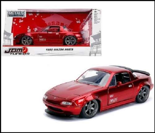 JADA Diecast Model Car Japan JDM Tuners 30983 Mazda Miata 1990 1/32 scale new in pack
