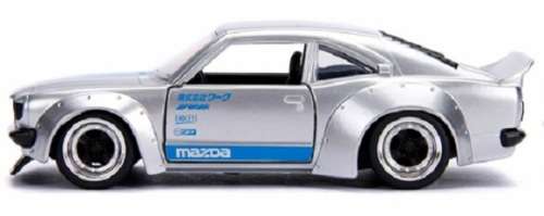 JADA Diecast Model Car Japan JDM Tuners 30957 Mazda RX 3 RX3 1974 1/32 scale new in pack