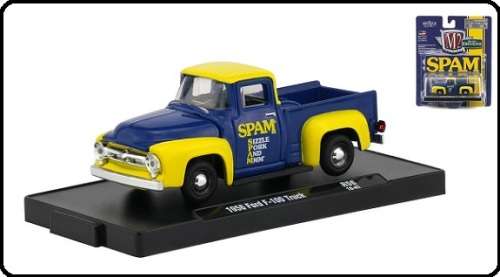 Castline M2 Diecast Model Car Drivers Ford F 100 F100 Pickup 1956 "SPAM" 1/64 scale new in pack
