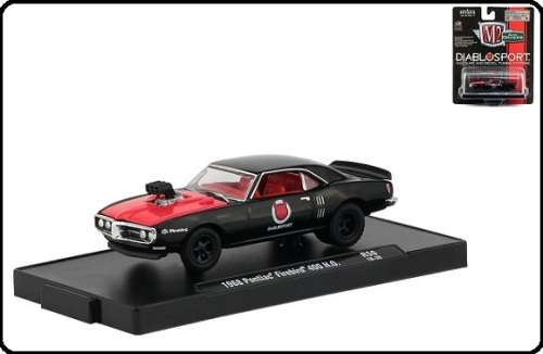 Castline M2 Diecast Model Car Drivers Pontiac Firebird 400 HO 1968 "Diablosport" 1/64 scale new