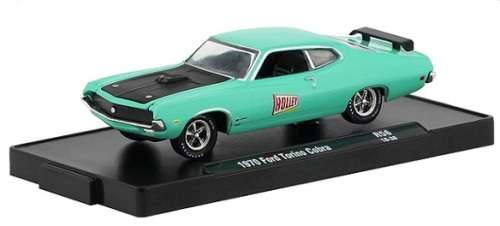 Castline M2 Diecast Model Car Drivers Ford Torino Cobra 1970 "Holley" 1/64 scale new in pack