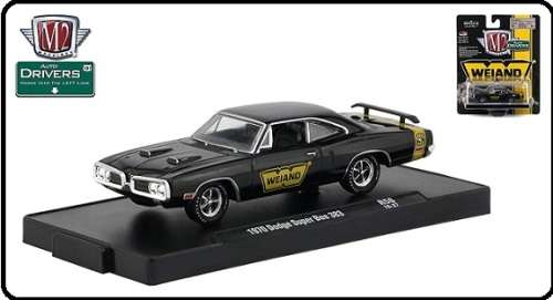 Castline M2 Diecast Model Car Drivers Dodge Super Bee 383 1970 "Weiand" 1/64 scale new in pack