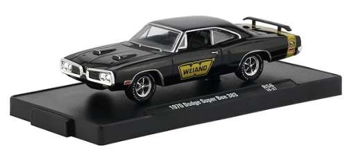 Castline M2 Diecast Model Car Drivers Dodge Super Bee 383 1970 "Weiand" 1/64 scale new in pack
