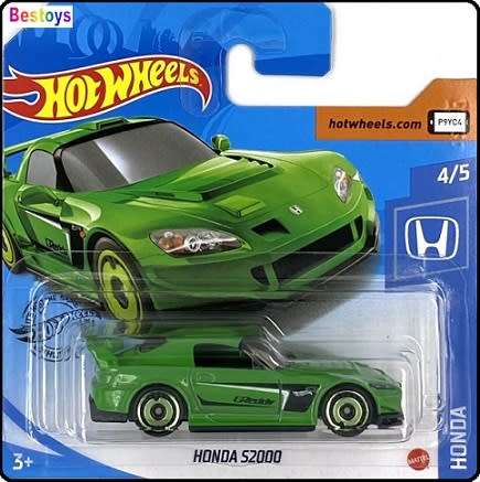 Hotwheels Hot Wheels Diecast Model Car 2020 153 / 250 Honda S 2000 S2000 1/64 scale new in pack