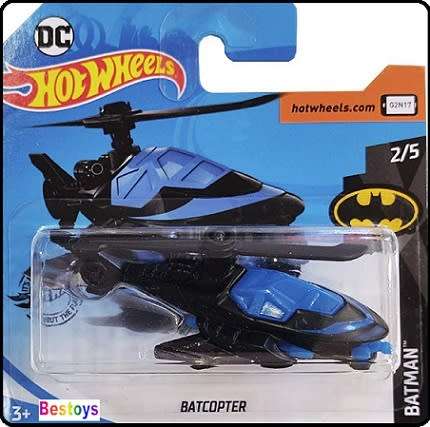 Hotwheels Hot Wheels Diecast Model 2020 195 / 250 Batcopter DC Comics Batman new in pack