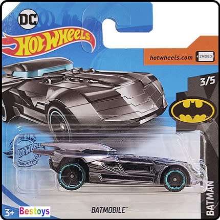 Hotwheels Hot Wheels Diecast Model Car 2020 9/250 Batman Batmobile DC Comics 1/64 scale