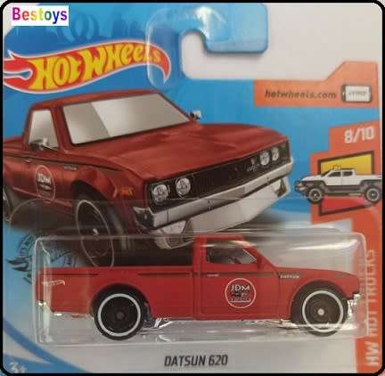 Hotwheels Hot Wheels Diecast Model Car 2020 182 / 250 Datsun 620 Pickup "JDM" Hot Trucks 1/64 scale