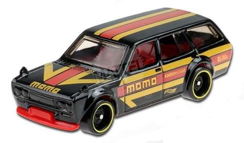 Hotwheels Hot Wheels Diecast Model Car 2020 146 / 250 Datsun 510 Bluebird Stationwagon "Momo" Speed
