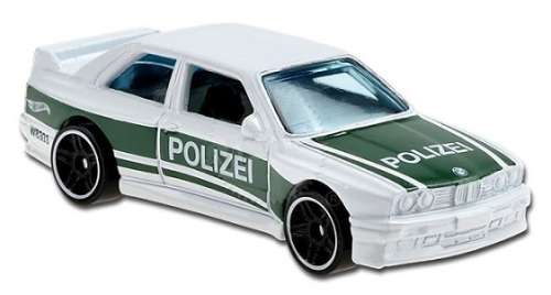 Hotwheels Hot Wheels Diecast Model Car 2020 207 / 250 BMW M 3 M3 1992 Police "Polizei" Rescue 1/64 s