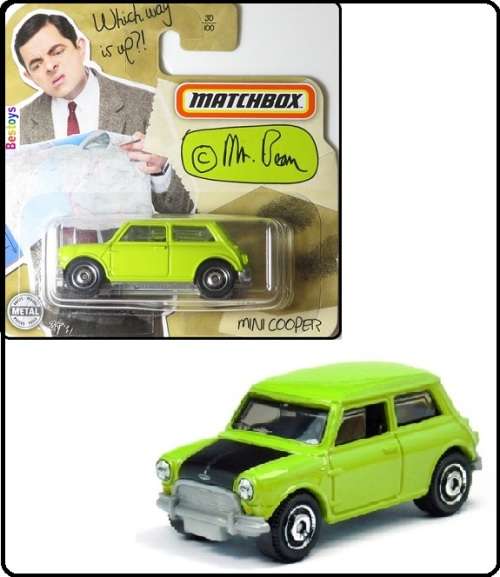 Matchbox Diecast Model Car 2020 30 / 100 Mini Cooper Mr Bean Movie Film TV 1/64 scale new in pack