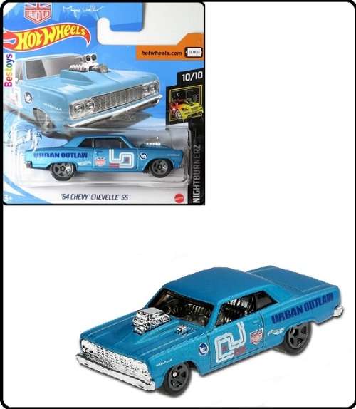 Hotwheels Hot Wheels Diecast Model Car 2020 247 / 250 Chevy Chevrolet Chevelle SS 1964 "Urban Outlaw