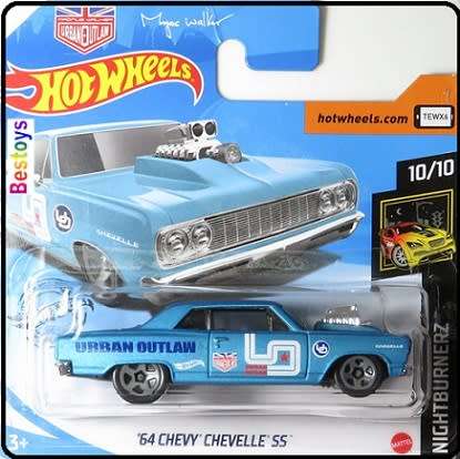 Hotwheels Hot Wheels Diecast Model Car 2020 247 / 250 Chevy Chevrolet Chevelle SS 1964 "Urban Outlaw