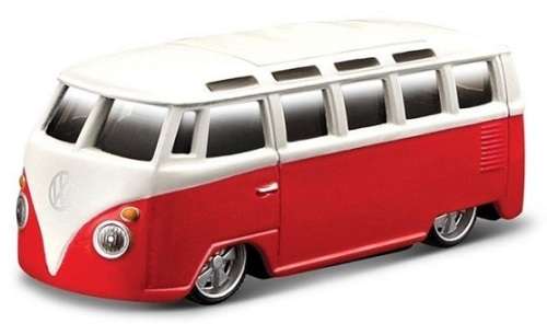 Burago Diecast Model Car VW Volkswagen Kombi Samba Bus 1/64 scale new in pack