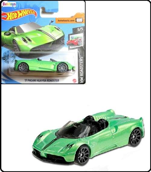 Hotwheels Hot Wheels Diecast Model Car 2020 241 / 250 Pagani Huayra Roadster 2017 Roadsters 1/64 sca