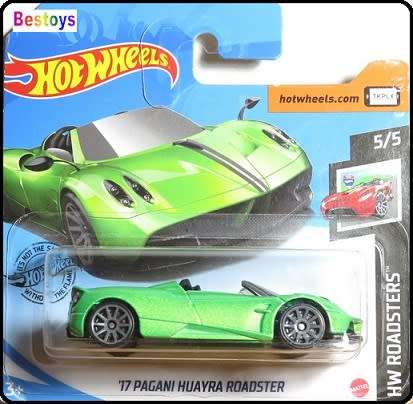 Hotwheels Hot Wheels Diecast Model Car 2020 241 / 250 Pagani Huayra Roadster 2017 Roadsters 1/64 sca
