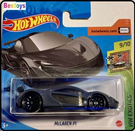 Hotwheels Hot Wheels Diecast Model Car 2020 149 / 250 McLaren P 1 P1 Exotics 1/64 scale new in pack