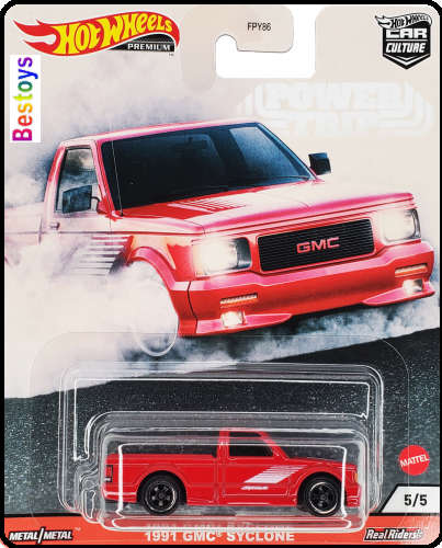 Hotwheels Hot Wheels Diecast Model Car Culture Power Trip Set GMC Syclone Dodge Chevy Plymouth Buick