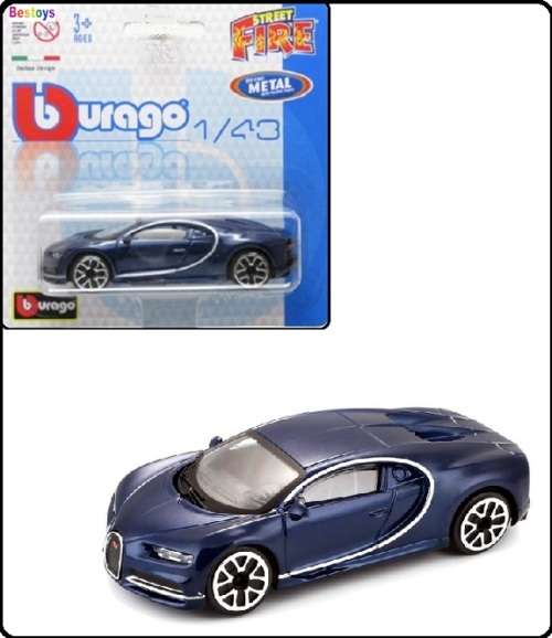 Burago Diecast Model Car Bugatti Chiron 1/43 scale new in pack