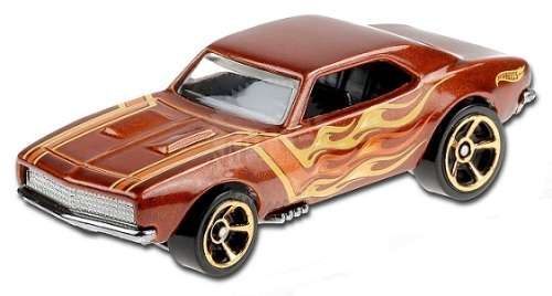 Hotwheels Hot Wheels Diecast Model Car 2020 231 / 250 Chevy Chevrolet Camaro 1967 Flames 1/64 scale