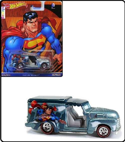 Hotwheels Hot Wheels Diecast Model Car Pop Culture DC Comics Chevy Chevrolet Custom Delivery 1952 Su