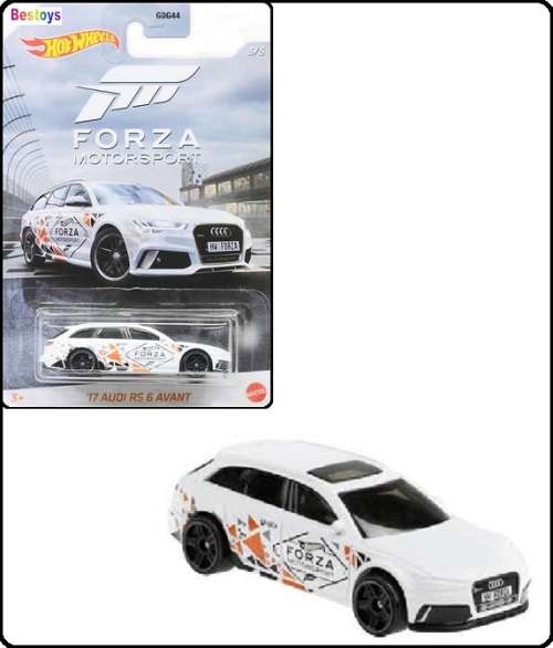 Hotwheels Hot Wheels Diecast Model Car Forza Motorsport Gaming Audi RS 6 RS6 Avant Stationwagon 2017