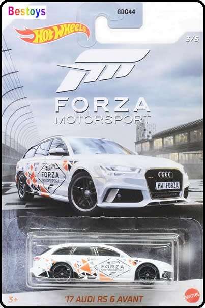 Hotwheels Hot Wheels Diecast Model Car Forza Motorsport Gaming Audi RS 6 RS6 Avant Stationwagon 2017