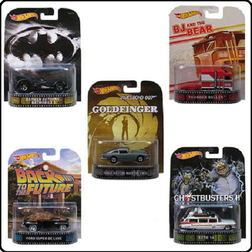 Hotwheels Hot Wheels Diecast Model Car Retro James Bond Goldfinger Aston Martin DB 5 DB5 1/64 scale