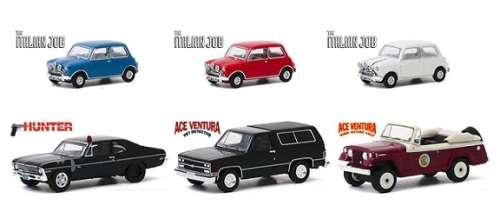 Greenlight Diecast Model Car Hollywood Jeep Jeepster 1967 Ace Ventura Movie Film TV 1/64 scale new