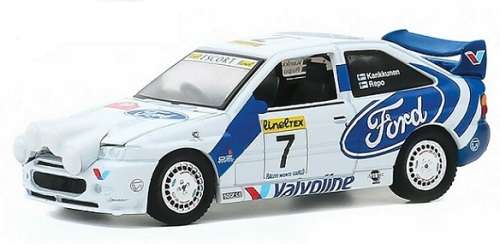 Greenlight Diecast Model Car Hot Hatches Ford Escort RS Cosworth WRC 1996 No 7 Motorsport 1/64 scale