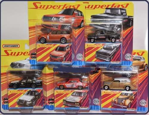 Matchbox Diecast Model Car Superfast Ford Sedan Custom 1936 1/64 scale new in pack