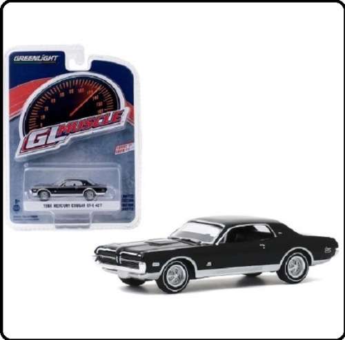 Greenlight Diecast Model Car Muscle Mercury Cougar GT-E 427 1968 1/64 scale new in pack