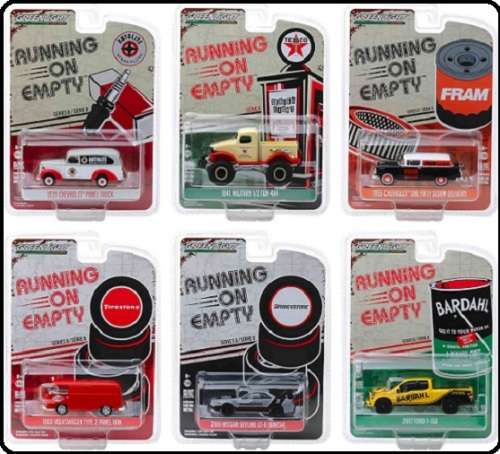 Greenlight Diecast Model Car Running on Empty Chevy Chevrolet One Fifty Sedan Delivery 1955 "Fram Fi