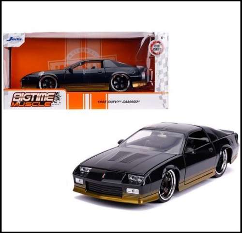 JADA Diecast Model Car Big Time Muscle 31457 Chevy Chevrolet Camaro 1985 1/24 scale new in pack