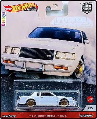 Hotwheels Hot Wheels Diecast Model Car Culture Power Trip Set GMC Syclone Dodge Chevy Plymouth Buick